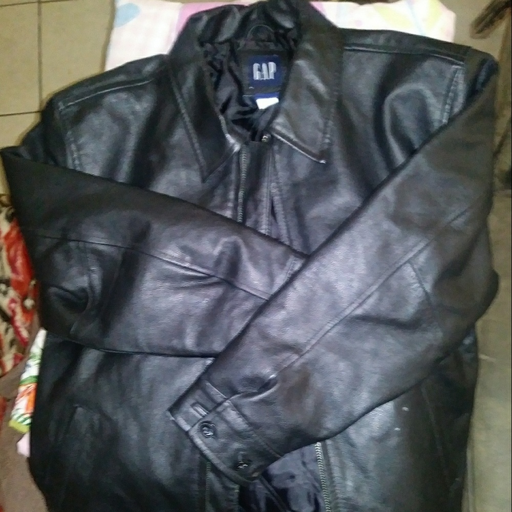 Boys Gap Leather Jacket (LG)
